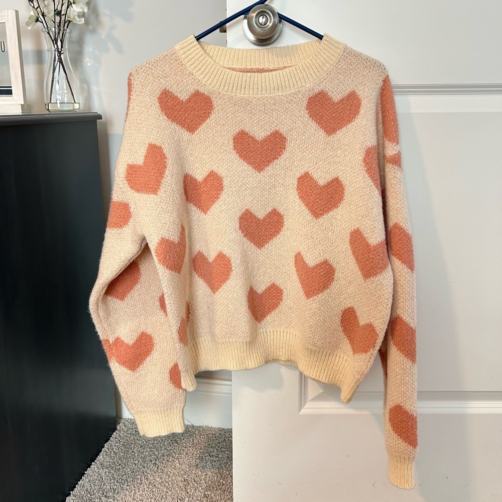 Boutique Hearts Sweater